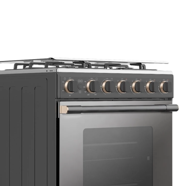 Toshiba 60*60 Gas Stand Oven, 4 Burners, Cast Iron RLA1-60MG4GE(GMR)-SA