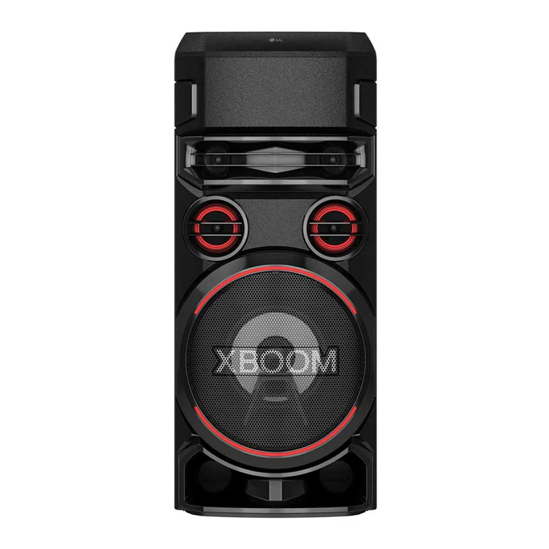 LG XBOOM RN7 ، مكبر صوت 2 بوصة × 2 ، متوسط 3 بوصات × 2 ، مكبر صوت 8 بوصة ، تعزيز جهير فائق ، انفجار جهير مزدوج ، ستروب للحفلات ، تطبيق دي جي ولوحة دي جي ، كاريوكي ستار والتحكم الصوتي ، مدخل جيتار