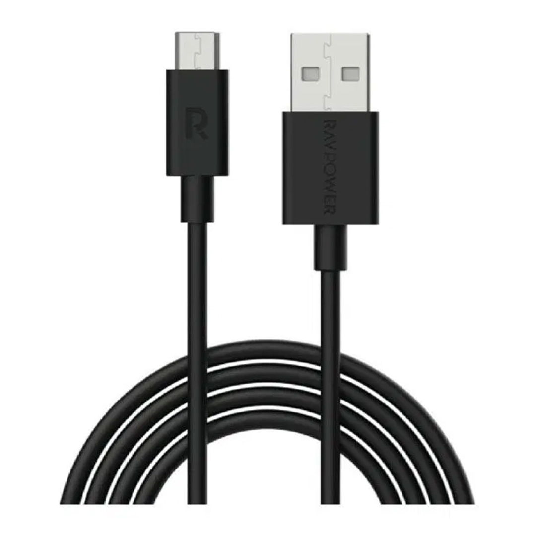 RAVPower Charging Cable for Micro USB  1M  Black