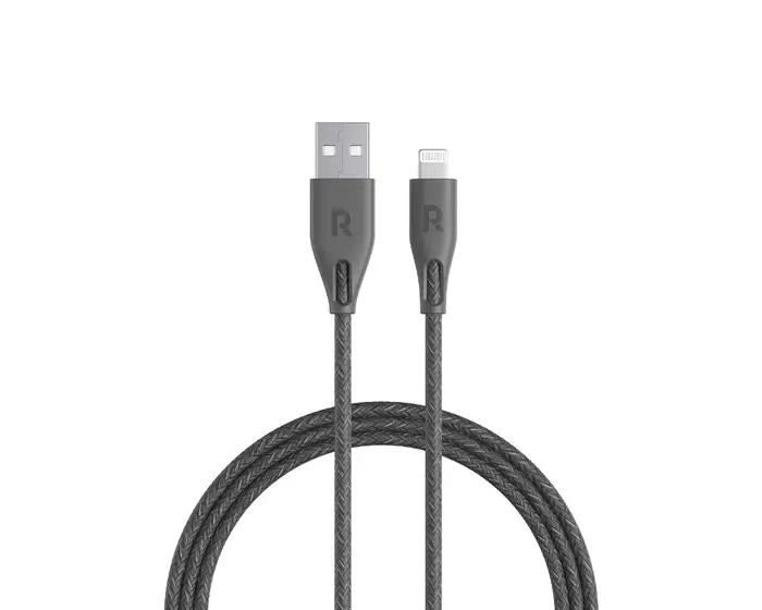RavPower USB-A to Lightning Cable  Nylon Material 2M Grey