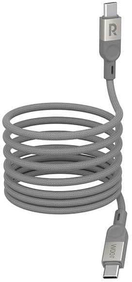 Ravpower C to C Cable 100W Magnetic Nylon Braided 1.2M-Grey