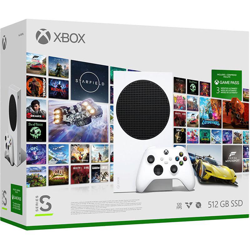 Microsoft Xbox Series S Digital 512GB Bundle 3 Month White