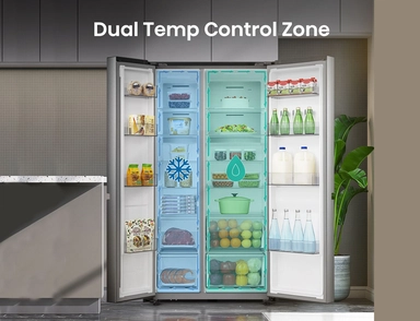 ثلاجة هايسنس دولابي بابين 22.5 قدم RS86W2NSQ