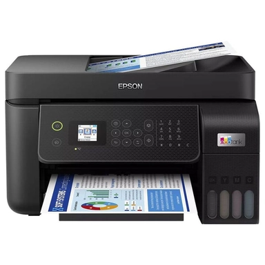 طابعة إبسون إيكو تانك L5290 واي فاي، نسخ، طباعة، مسح ضوئي، فاكس، أسود