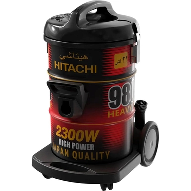 مكنسة هيتاشي برميل 24 لتر 2300واط اسود * احمر CV-980TJBKRGSA