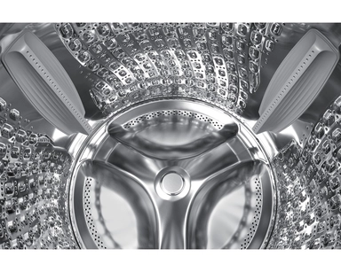 غسالة سامسونج تحميل أمامي، 25 كيلو، رمادي غامق - WF90F25ADS