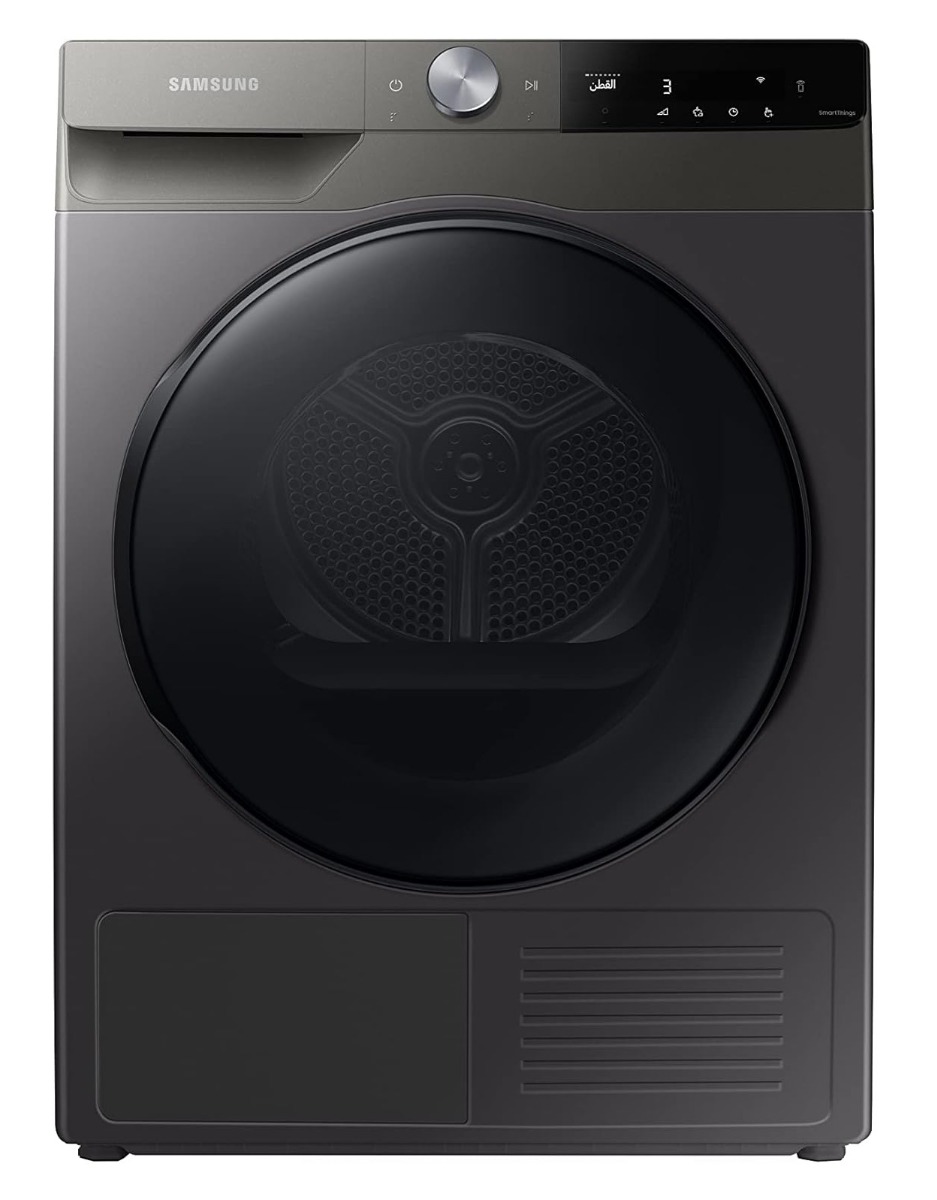 Samsung Condenser Dryer, 8 kg, 17 Programs, Black - DV80T7220BX