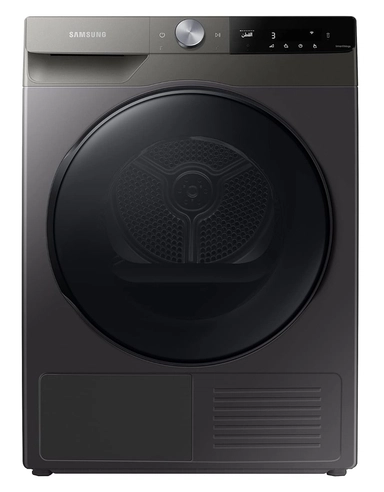 Samsung Condenser Dryer, 8 kg, 17 Programs, Black - DV80T7220BX