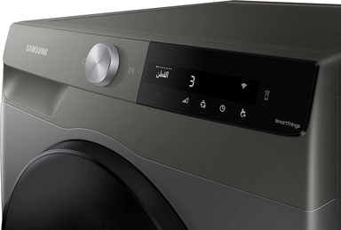 Samsung Condenser Dryer, 8 kg, 17 Programs, Black - DV80T7220BX