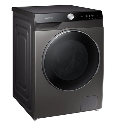 Samsung Front Load Washer-Dryer, 12 KG, 8 KG, 14 Programs, Silver, WD12TP34DSX