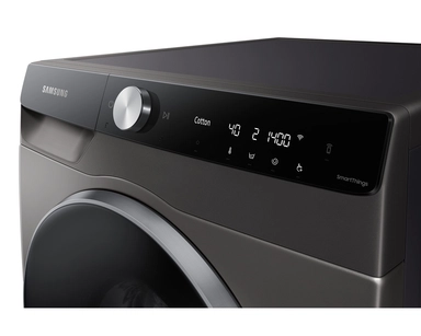 Samsung Front Load Washer-Dryer, 12 KG, 8 KG, 14 Programs, Silver, WD12TP34DSX
