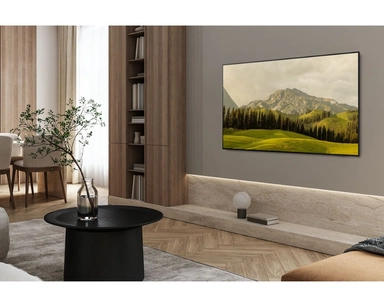 شاشة تلفزيون سامسونج 77 بوصة 4K ذكي OLED، مع مستقبل مدمج - QA77S85FAEXSA