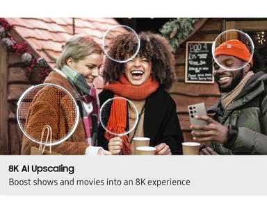 شاشة تلفزيون سامسونج 85 بوصة 8K ذكيNeo QLED، مع مستقبل مدمج - QA85QN900FUXSA