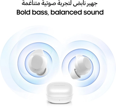 سماعات سامسونج جالكسي بودز كور لايت R410 - أبيض