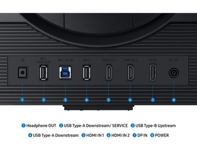 Samsung Gaming Monitor, 27 Inch, 4K UHD IPS , 360Hz, 180Hz, 1ms GTG, Black - LS27FG706EMXUE