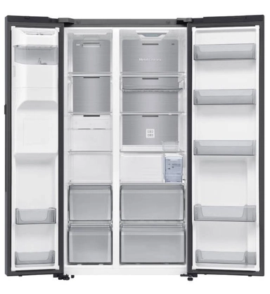 Samsung Refrigerator, 20.9 cu. ft., Silver - RS90F65DDT
