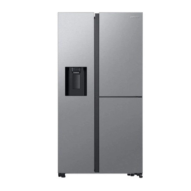 ثلاجة سامسونج دولابي، سعة 21.5 قدم مكعب، فضية - RH64DG53M3SL