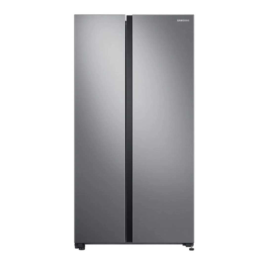 Samsung Side by Side Refrigerator, 22.9 cu.ft, Silver -  RS62R5001M9D