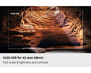 شاشة تلفزيون سامسونج سمارت 83 بوصة 4K UHD OLED، مع مستقبل مدمج - QA83S90FAEXSA