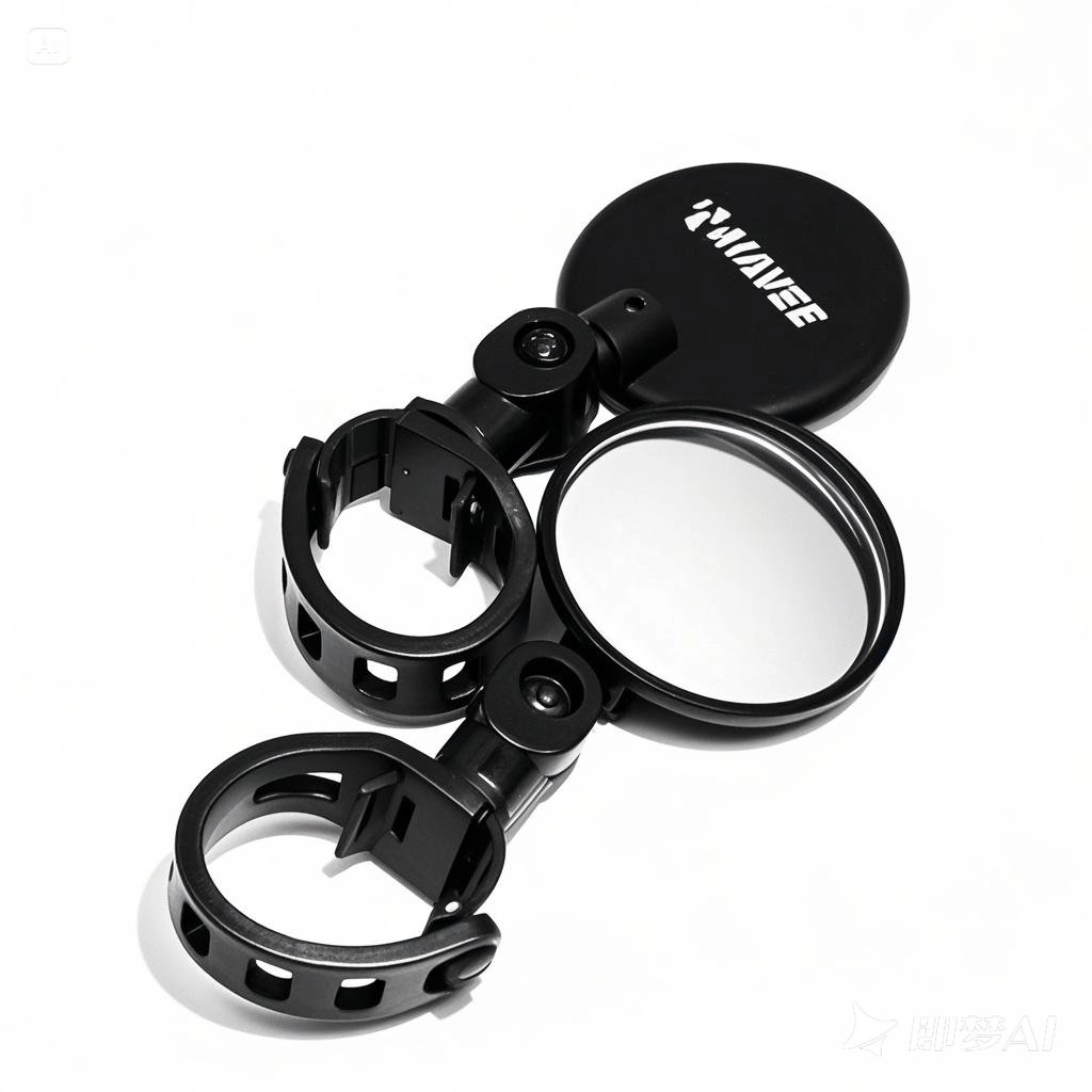 Navee Scooter Mini Mirror Support 360 Rotation Strong ,Black