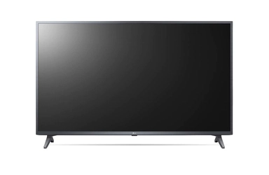 تلفزيون فائق الوضوح (UHD) من إل جي بدقة 4K مقاس 50 بوصة من السلسلة UQ7500، مع HDR (النطاق الديناميكي العالي) النشط 4K لتصميمات شاشة السينما وتقنية AI ThinQ للتلفزيون الذكي بنظام التشغيل WebOS, 50UQ75006LG