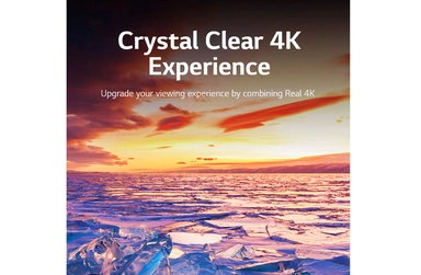 تلفزيون فائق الوضوح (UHD) من إل جي بدقة 4K مقاس 50 بوصة من السلسلة UQ7500، مع HDR (النطاق الديناميكي العالي) النشط 4K لتصميمات شاشة السينما وتقنية AI ThinQ للتلفزيون الذكي بنظام التشغيل WebOS, 50UQ75006LG