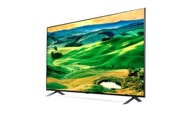 تلفزيون QNED من إل جي بدقة 4K حقيقي. مقاس 75 من السلسلة 80. معالج ألفا 7 الجيل الخامس لذكاء إصطناعي., 75QNED806QA