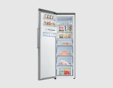 Samsung Upright Freezer 11.1 CU.ft, Steal, RZ32M71107FB