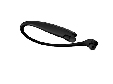 LG HBS Slim Neckband, Meridian Sound, Fast Charging, Dual Mic (Black Color), SL5