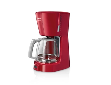 Bosch 1100W Filter Coffee maker Compact Class Extra Red, TKA3A034GB