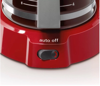Bosch 1100W Filter Coffee maker Compact Class Extra Red, TKA3A034GB