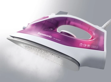 Panasonic Steam Iron, 1300 - 1500 Watts, 210 Ml., Purple, NI-M250TPTH