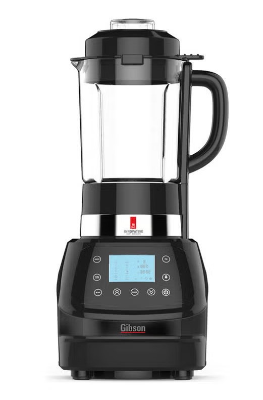Gibson 7-In-1 Heat Blender With Self Clean, 1.7 L., 1500 Watts, Black, GHB501B