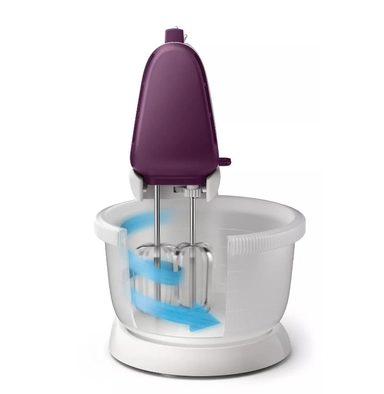 Philips Viva Collection Mixer 400 Watts, White, HR3745/11