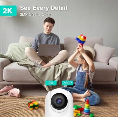 Botslab Indoor Cam 2 360 Degree Secure your Home White