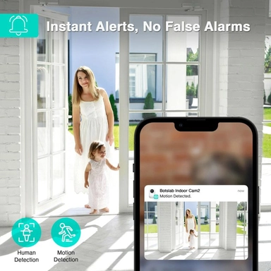 Botslab Indoor Cam 2 360 Degree Secure your Home White