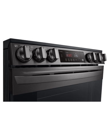 LG electric stand oven, black steel, ceramic, full safety, LSEL6333D