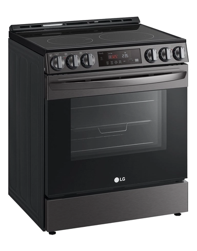 LG electric stand oven, black steel, ceramic, full safety, LSEL6333D