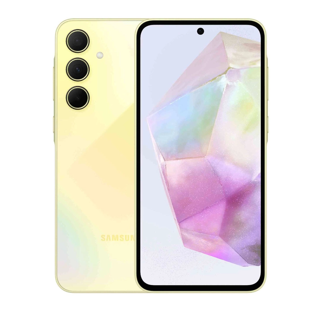 سامسونج جالكسي ايه 55، 5 جي، 128 جيجا، أصفر