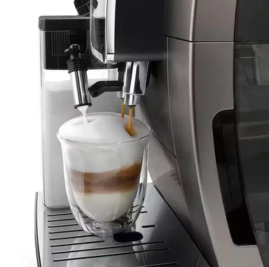 DeLonghi Coffee Maker, 1.8L, 15Bar, Titanium, DLECAM380.95.TB