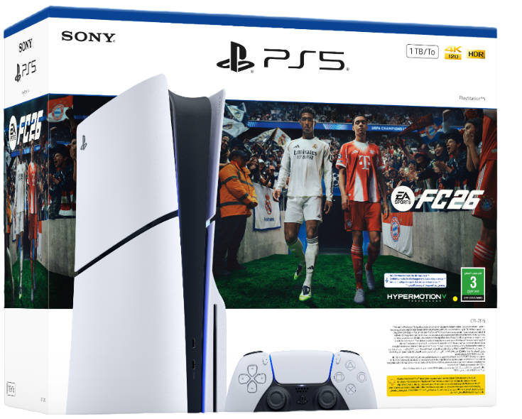 بلايستيشن 5، جهاز، بلو راي، 1TB، حزمة EA SPORTS FC™ 26