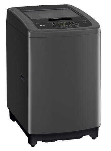 LG top automatic washing machine, 11.5 kg, black, WTV11BND