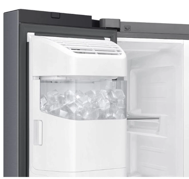 ثلاجة سامسونج دولابي بابين 21.5 قدم فضي RS80F65GDT