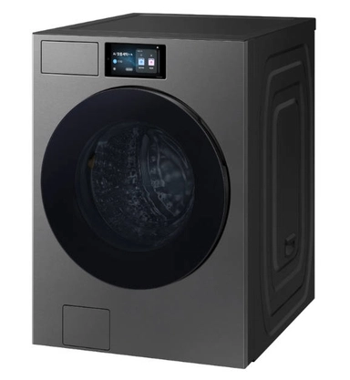 غسالة سامسونج 25 ك فتحه أمامية STEEL WF90F25ADS