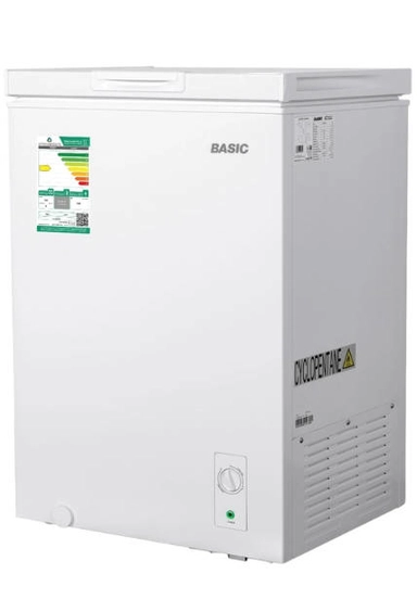 فريزر بيسك افقي 5 قدم ابيض BCF-M150V