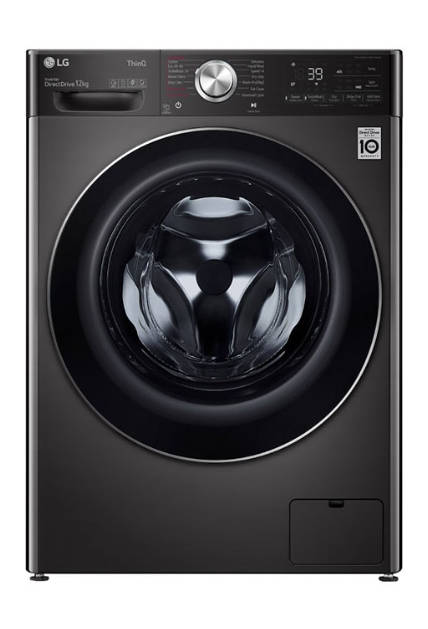 LG Front Load Washing Machine 12 kg, Steel, WFV1214BST1