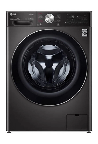 LG Front Load Washing Machine 12 kg, Steel, WFV1214BST1