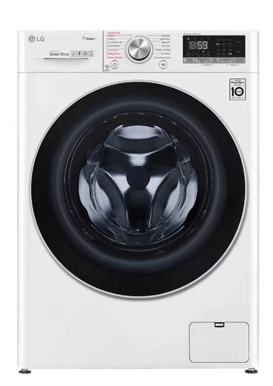 LG automatic washing machine, 10.5 kg, white, front drying, 7 kg, WSV1107WHT