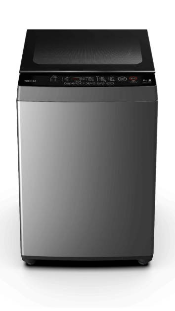 غسالة توشيبا 8 كيلو فتحة علوية فضي AW-M901BUPBB