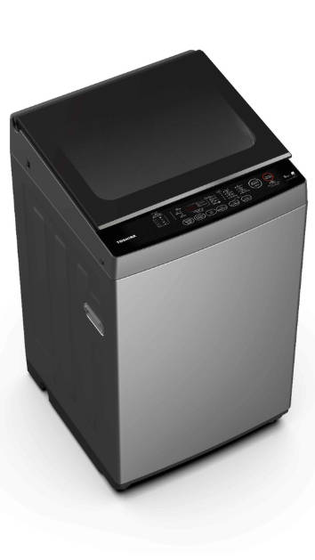 غسالة توشيبا 8 كيلو فتحة علوية فضي AW-M901BUPBB